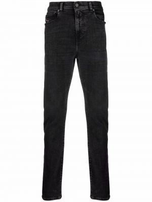 Blugi skinny slim fit Diesel negru