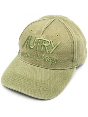 Tikitud nokamüts Autry roheline