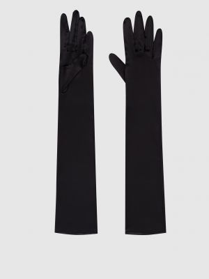 Атласні рукавички Dolce&gabbana чорні
