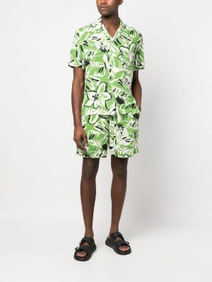 Chemise avec manches courtes Palm Angels vert