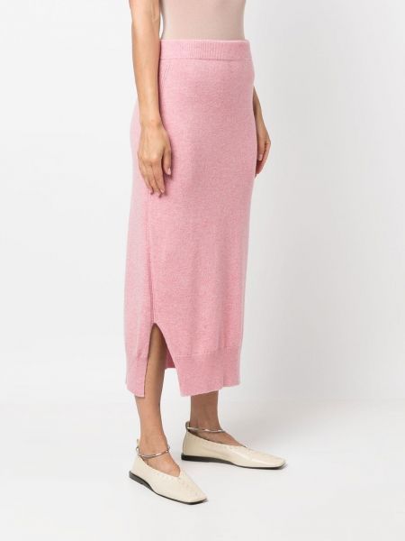 Kašmírové dlouhá sukně Barrie růžové