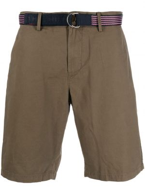 Pamučne bermuda kratke hlače Tommy Hilfiger zelena
