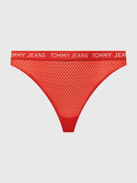Kalhotky string Tommy Jeans černé