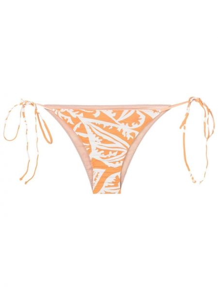Bikini con stampa Clube Bossa arancione
