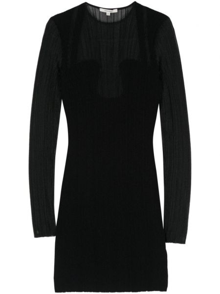 Mini robe plissé Nensi Dojaka noir