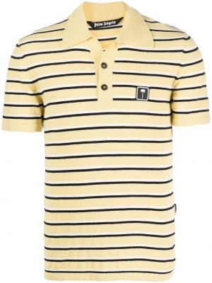 Polo a righe Palm Angels giallo