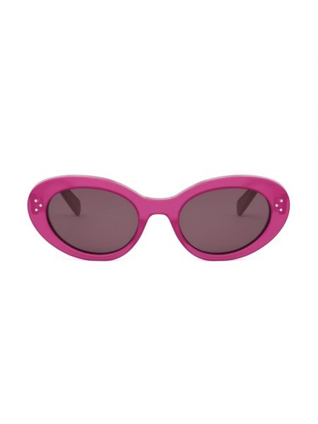 Okulary przeciwsłoneczne w grochy Céline różowe
