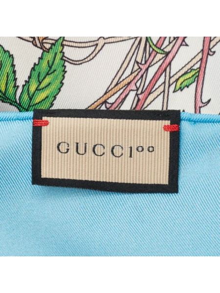 Jedwabna szal retro Gucci Vintage
