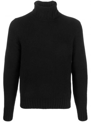 Кашмирен копринен пуловер Tom Ford черно