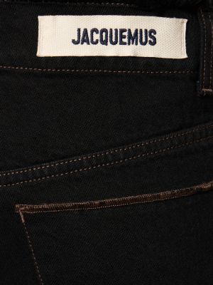 Egyenes szárú farmernadrág Jacquemus fekete