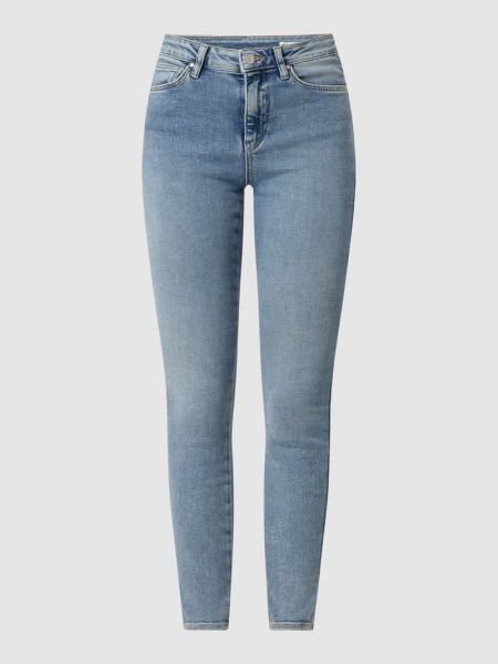 Niebieskie jeansy skinny Review