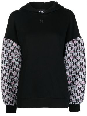 Hoodie Karl Lagerfeld svart