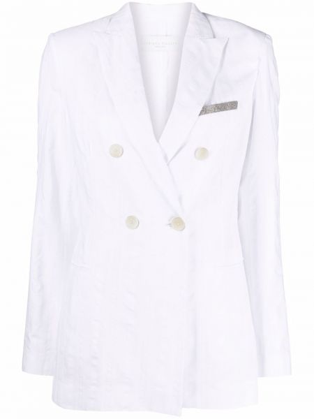 Lang blazer Fabiana Filippi hvit