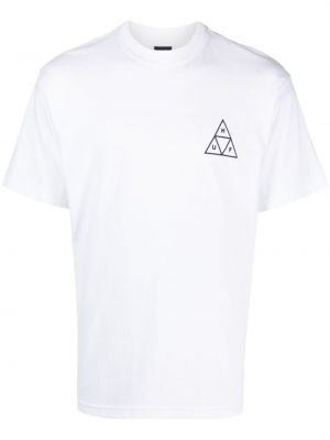 T-shirt con stampa Huf bianco