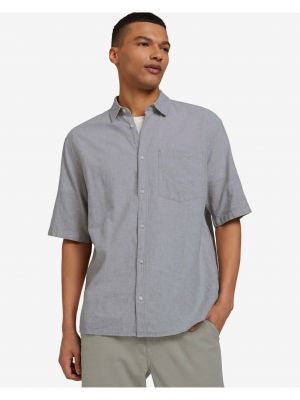 Rifľová košeľa Tom Tailor sivá