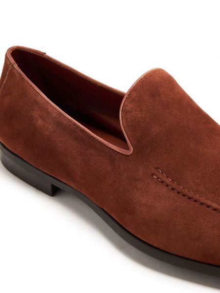 Seemisnahksed loafer-kingad Magnanni pruun