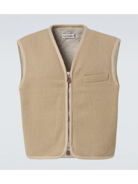 Ull vest Our Legacy beige