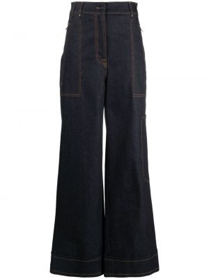 Laia lõikega kõrge vöökohaga teksapüksid Tom Ford