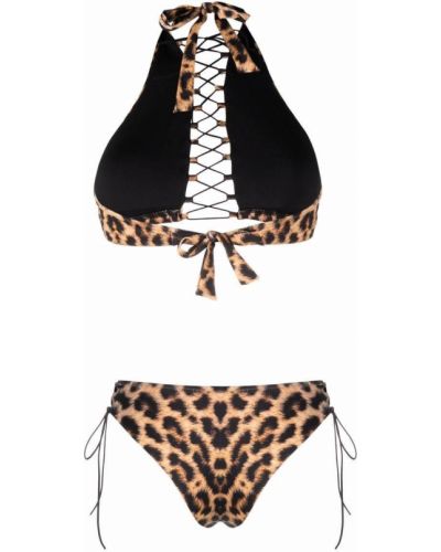 Bikini mit print mit animal print Noire Swimwear