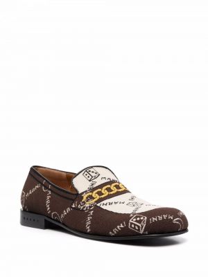 Loafer-kingad Marni pruun