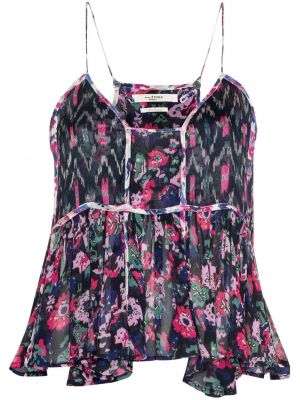 Trykt floral bluse Isabel Marant étoile lilla