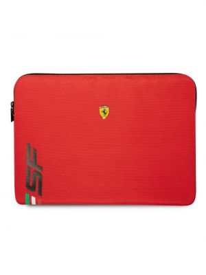 Чехол для ноутбука 14 дюймов из искусственной кожи с логотипом Sf Ferrari красный