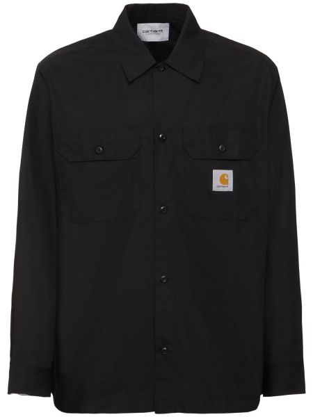 Camiseta de manga larga manga larga Carhartt Wip negro