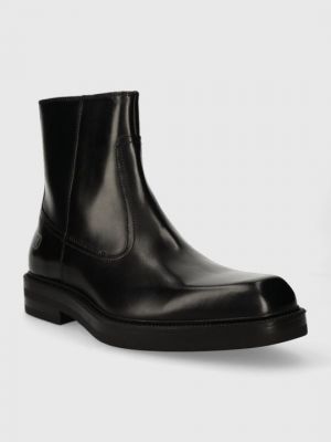 Кожаные туфли Karl Lagerfeld черные