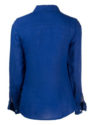 Lniana koszula 120% Lino niebieska