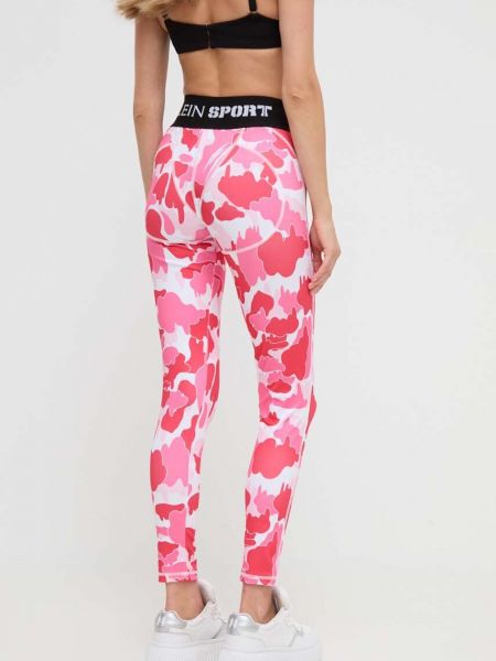 Sportovní kalhoty Plein Sport růžové