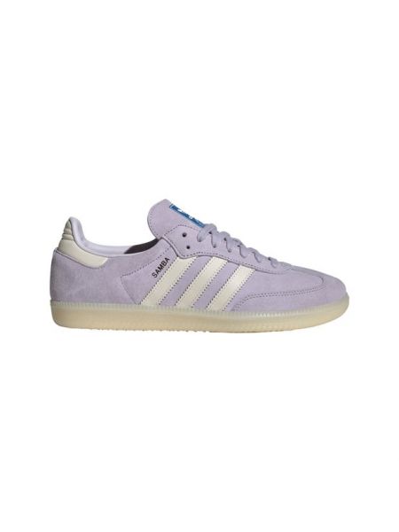 Chaussures de ville en cuir Adidas violet