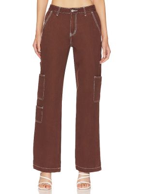 Pantalones Superdown marrón