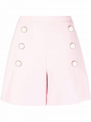 Knappen opp shorts Boutique Moschino rosa