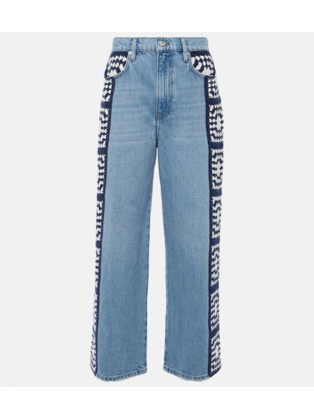 Straight jeans Frame blå