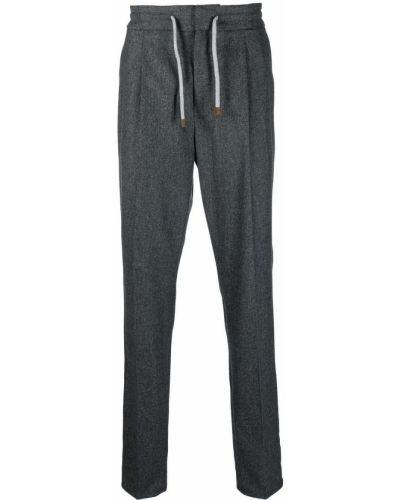 Pantaloni dritti Brunello Cucinelli grigio