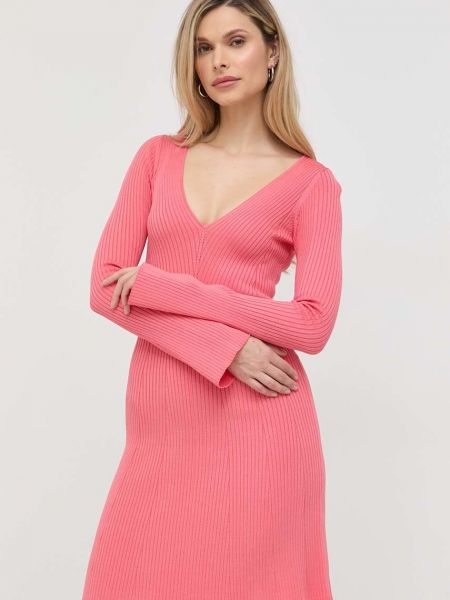Mini šaty Patrizia Pepe růžové