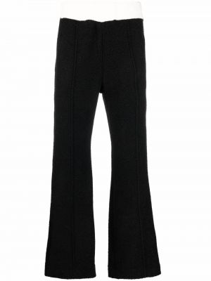Pantalon en tricot Casablanca noir