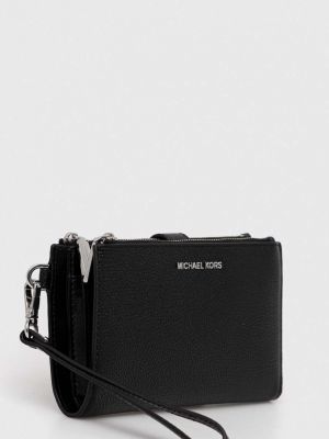 Usnjena denarnica Michael Michael Kors črna