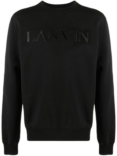 Sweat brodé Lanvin noir