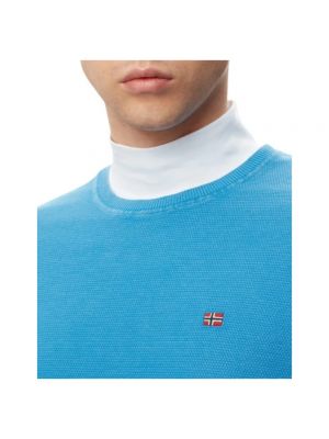 Sudadera de tela jersey Napapijri azul