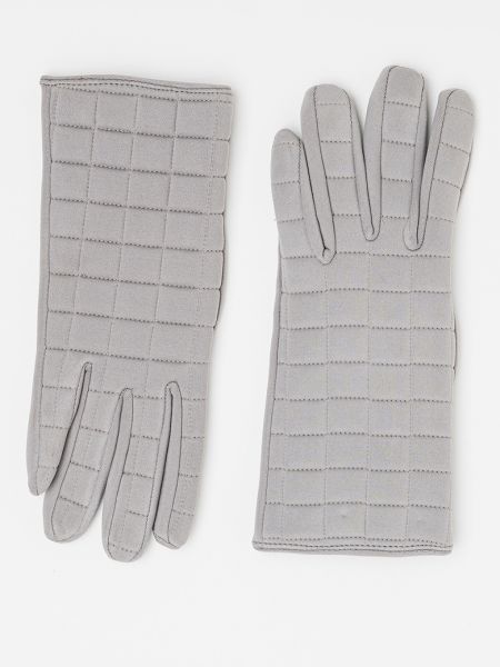 Однотонные перчатки United Colors Of Benetton серые