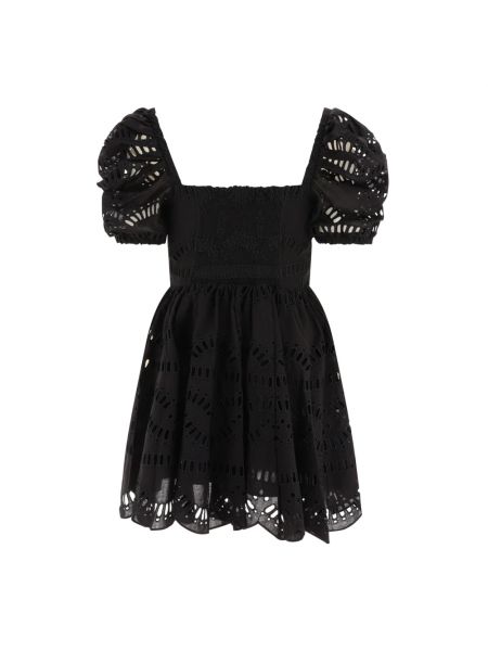 Sukienka mini bawełniana Charo Ruiz Ibiza czarna