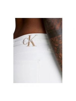 Pantalones skinny Calvin Klein blanco