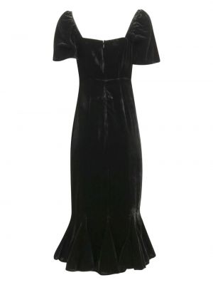 Aksamitna sukienka midi Rhode czarna