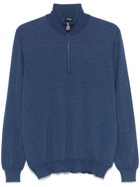 Kort sweater Kiton blå