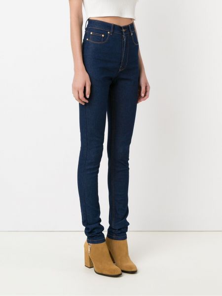 Skinny džíny s vysokým pasem Amapô modré