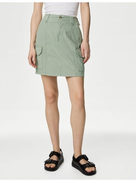 Mini sukně Marks & Spencer zelené
