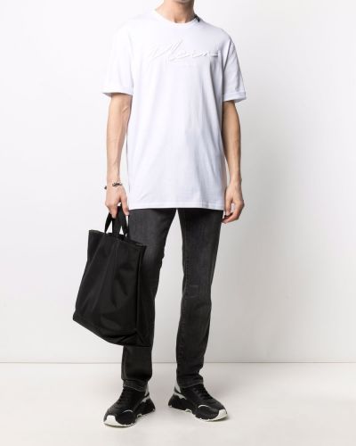 Camiseta con bordado Philipp Plein blanco