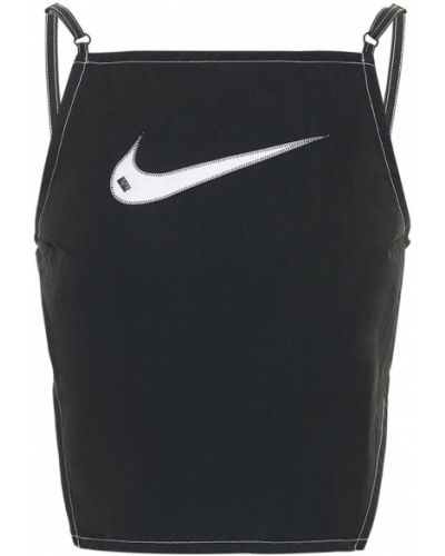 Tank top z nylonu Nike černý