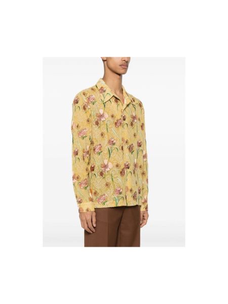 Camisa de flores Séfr amarillo